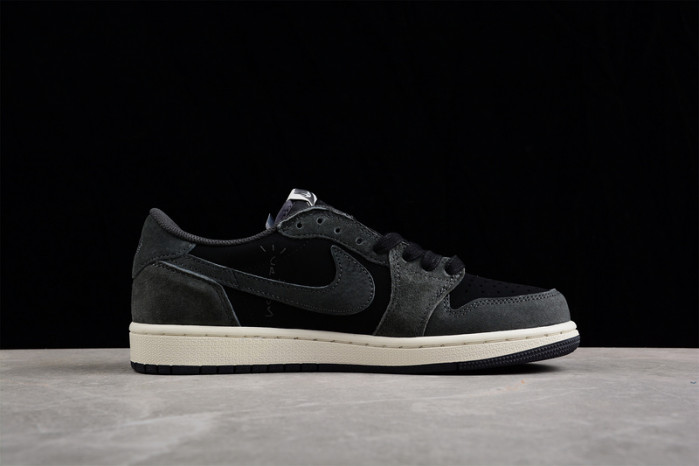 travis scott x air jordan 1 low "black phanT0m" dm7866-001