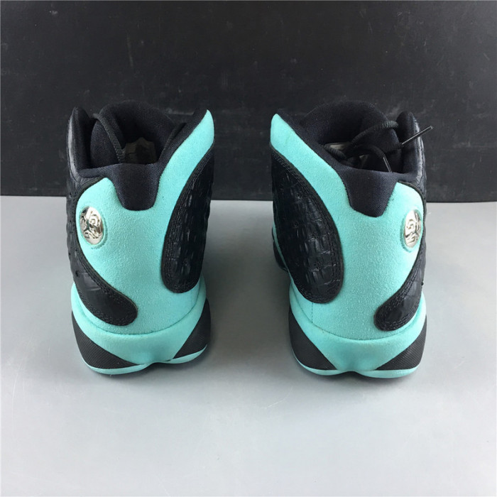 AIR JORDAN 13 RETRO BLACK ISLAND GREEN 414571-030