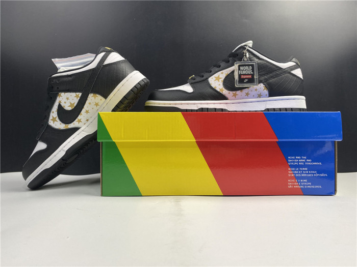 nike sb dunk low Svp*me stars black (2021)  dh3228-102